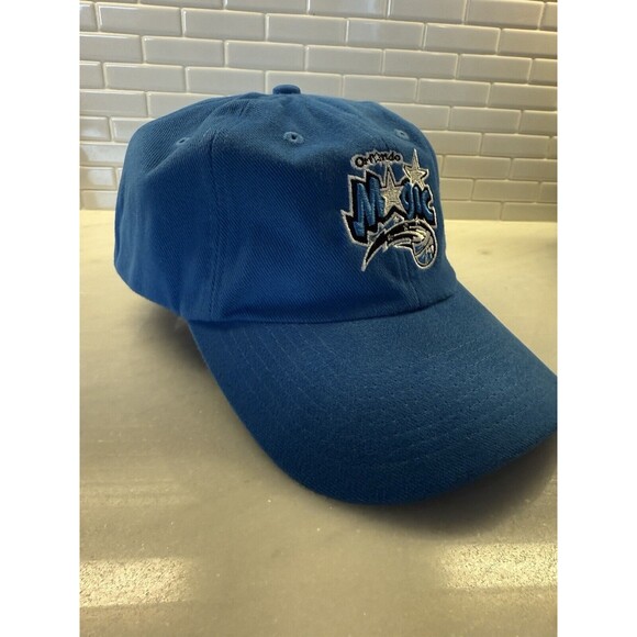 Orlando‎ Magic 2000s Retro Logo Hat Cap Adjustable Blue Basketball Elevation NBA - Picture 2 of 9